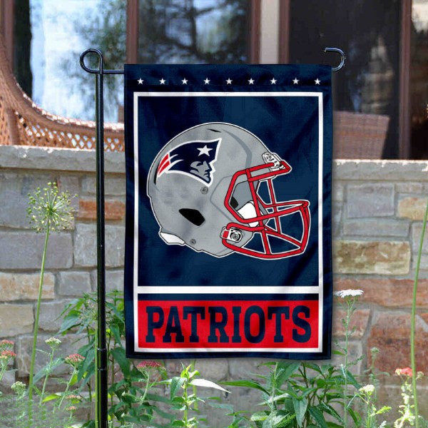 New England Patriots Double-Sided Garden Flag 002 (Pls check description for details)